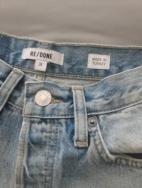 RE/DONE Originals High‑Rise Jeans – Size 26 – Like New